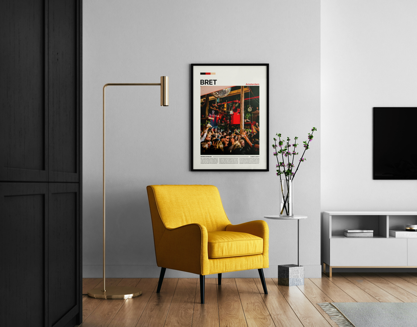 Bret Amsterdam Poster