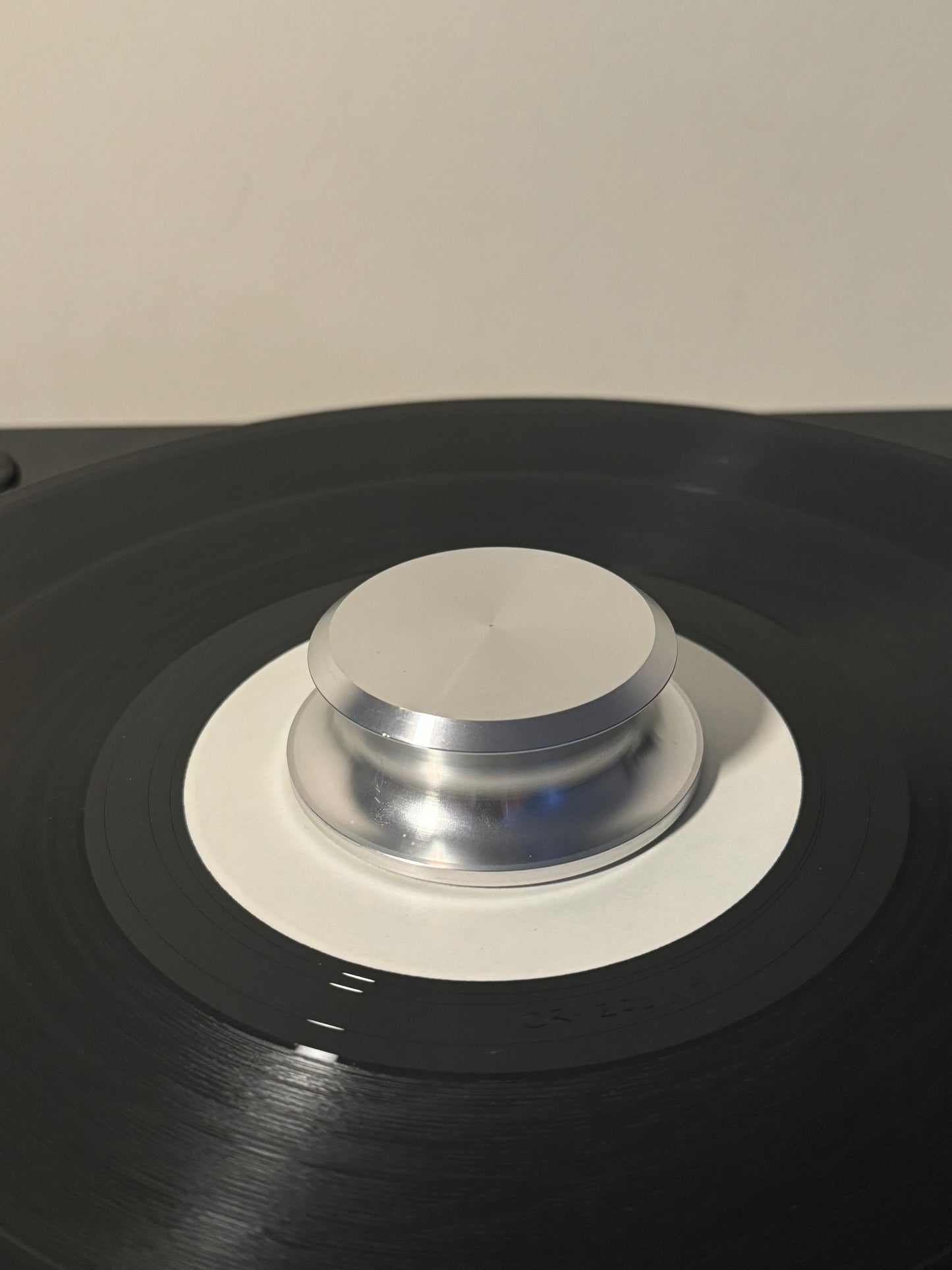 Vinyl Record Stabilizer Weight (Black/Silver)