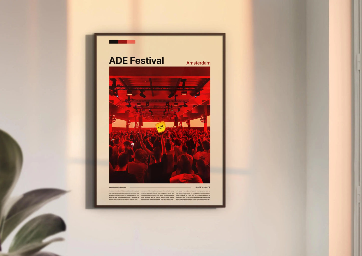 Amsterdam Dance Event Poster (ADE Festival)