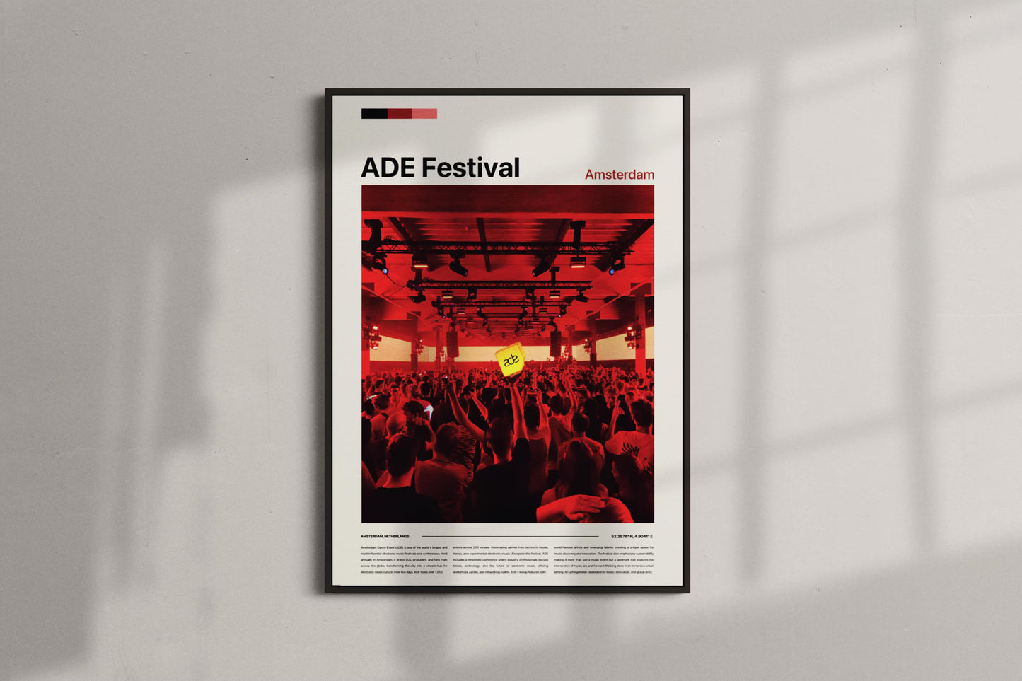 Amsterdam Dance Event Poster (ADE Festival)