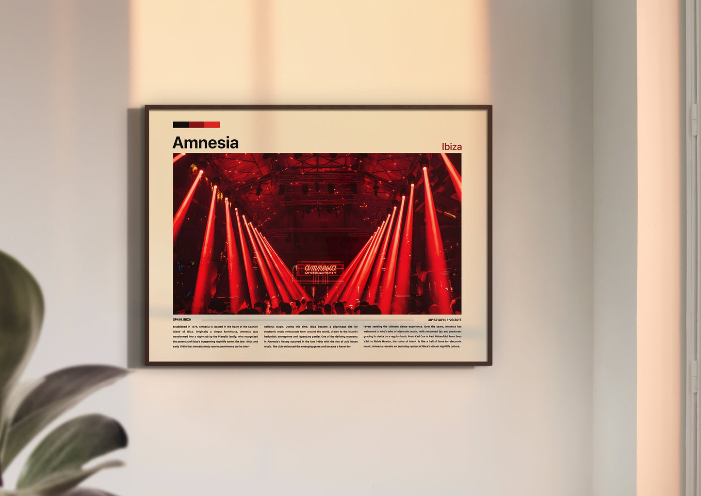 Amnesia nightclub poster
