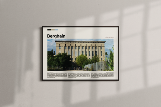 Berghain Nightclub Poster