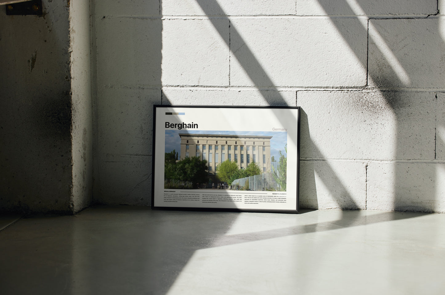 Berghain Nightclub Poster
