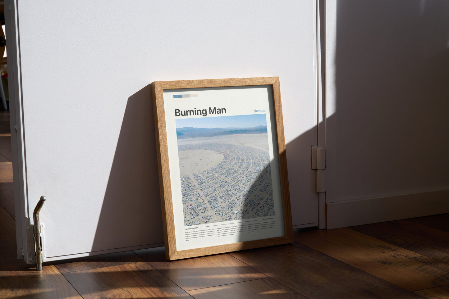 Burning Man festival Poster