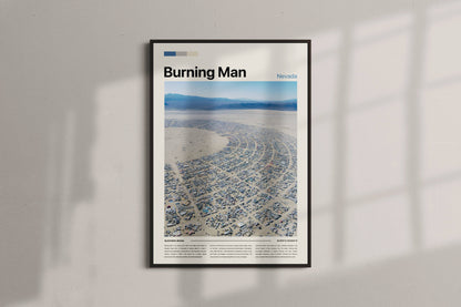 Burning Man festival Poster