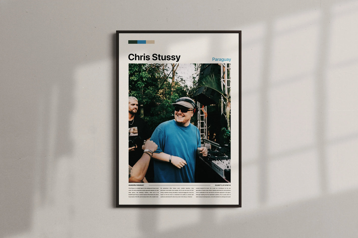 Chris Stussy DJ Poster