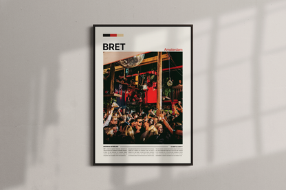 Bret Amsterdam Poster