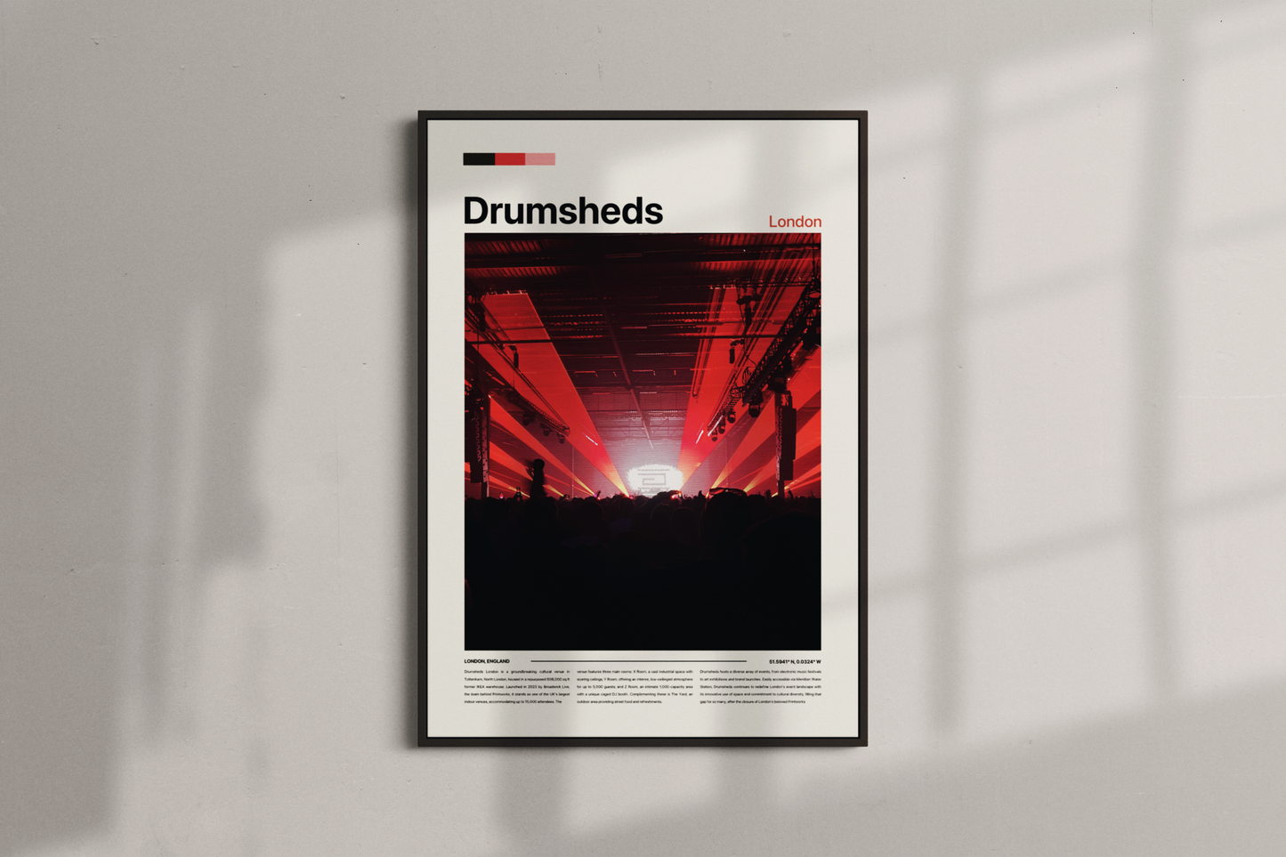 Drumsheds Poster