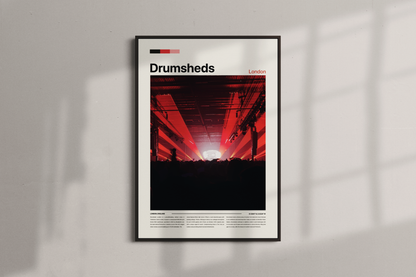 Drumsheds Poster