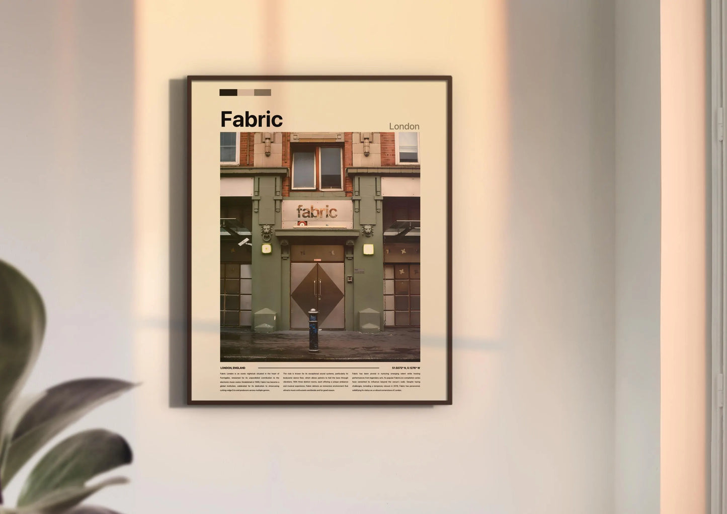 Fabric Nightclub Poster