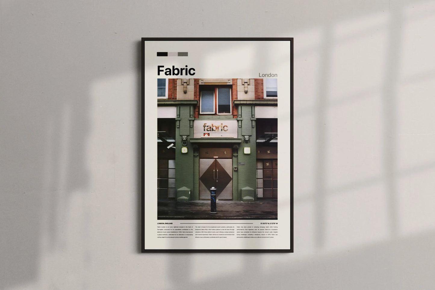 Fabric Nightclub Poster
