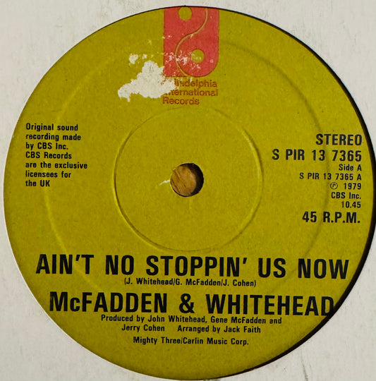 McFadden & Whitehead - Ain't No Stoppin' Us Now/I Got The Love