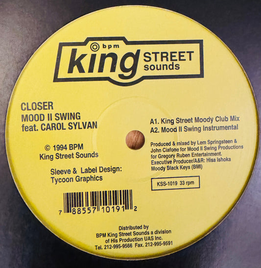 Mood II Swing - Closer (Feat Carol Sylvan)