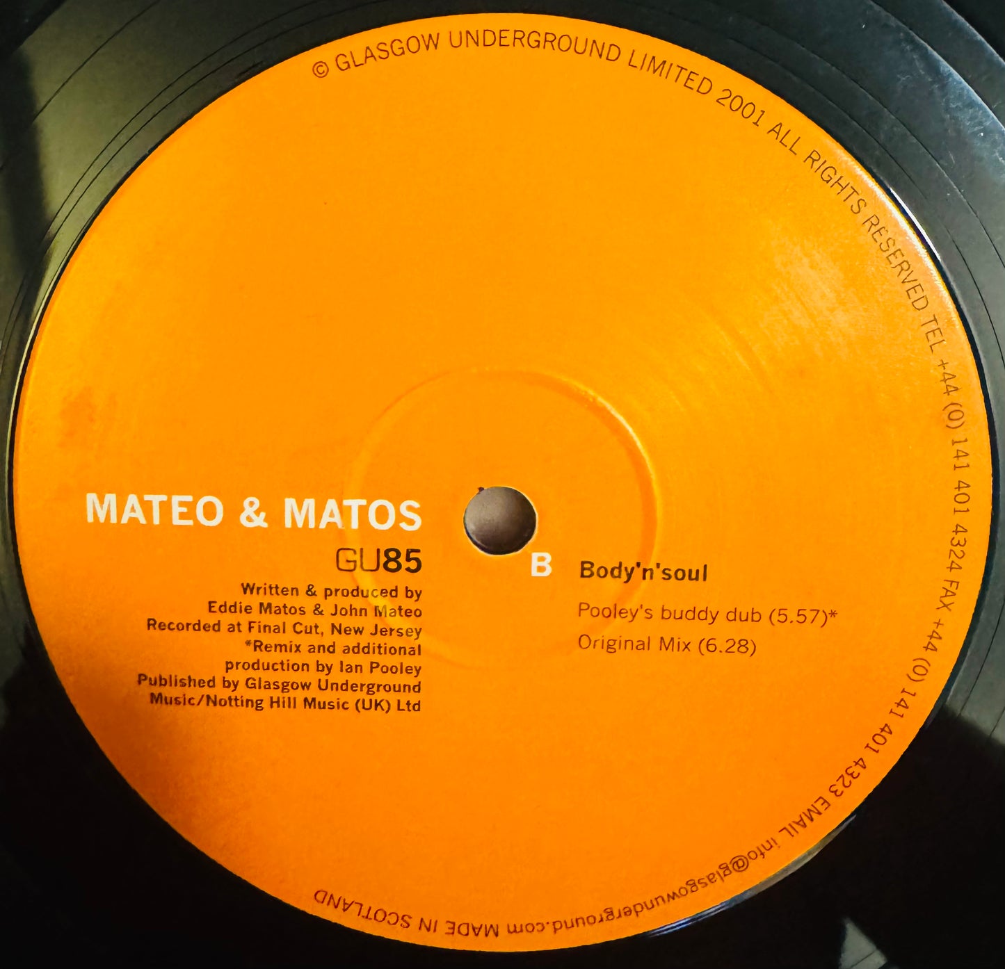 Mateo & Matos - Body 'n' Soul