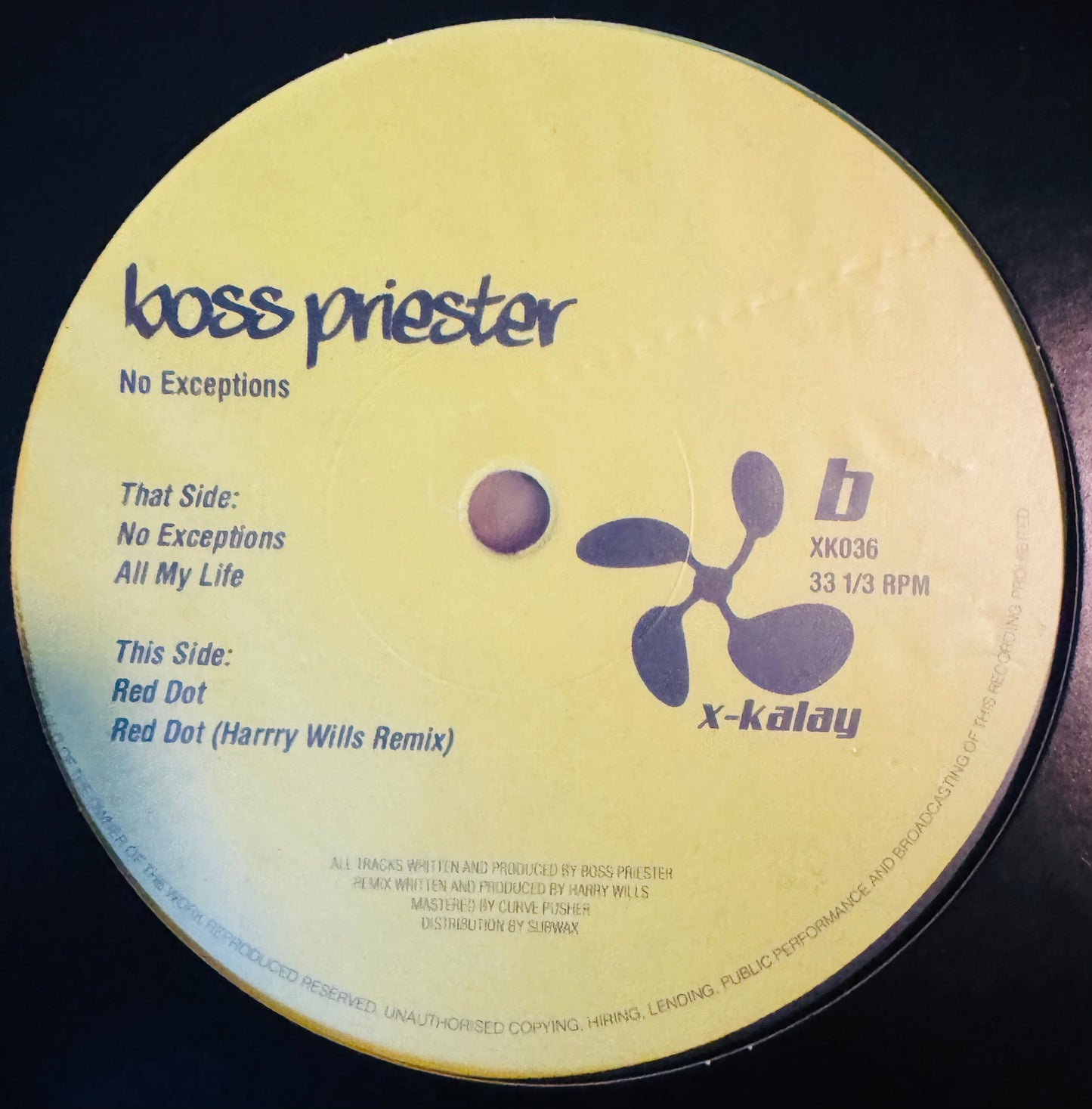Boss Priester - No Exceptions EP