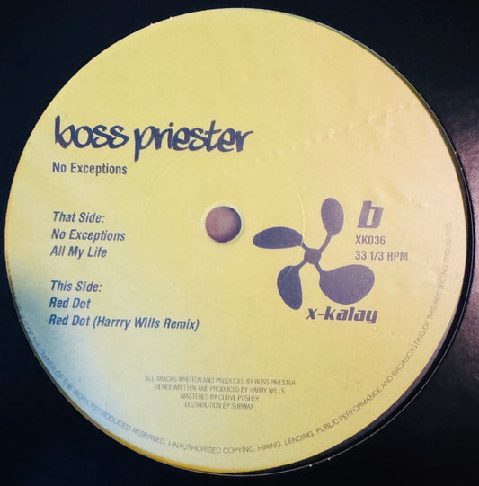 Boss Priester - No Exceptions EP