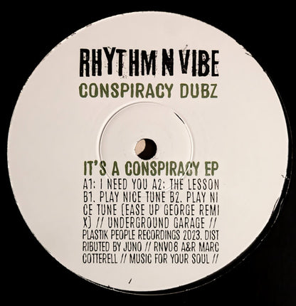 Conspiracy Dubz - It's A Conspiracy EP