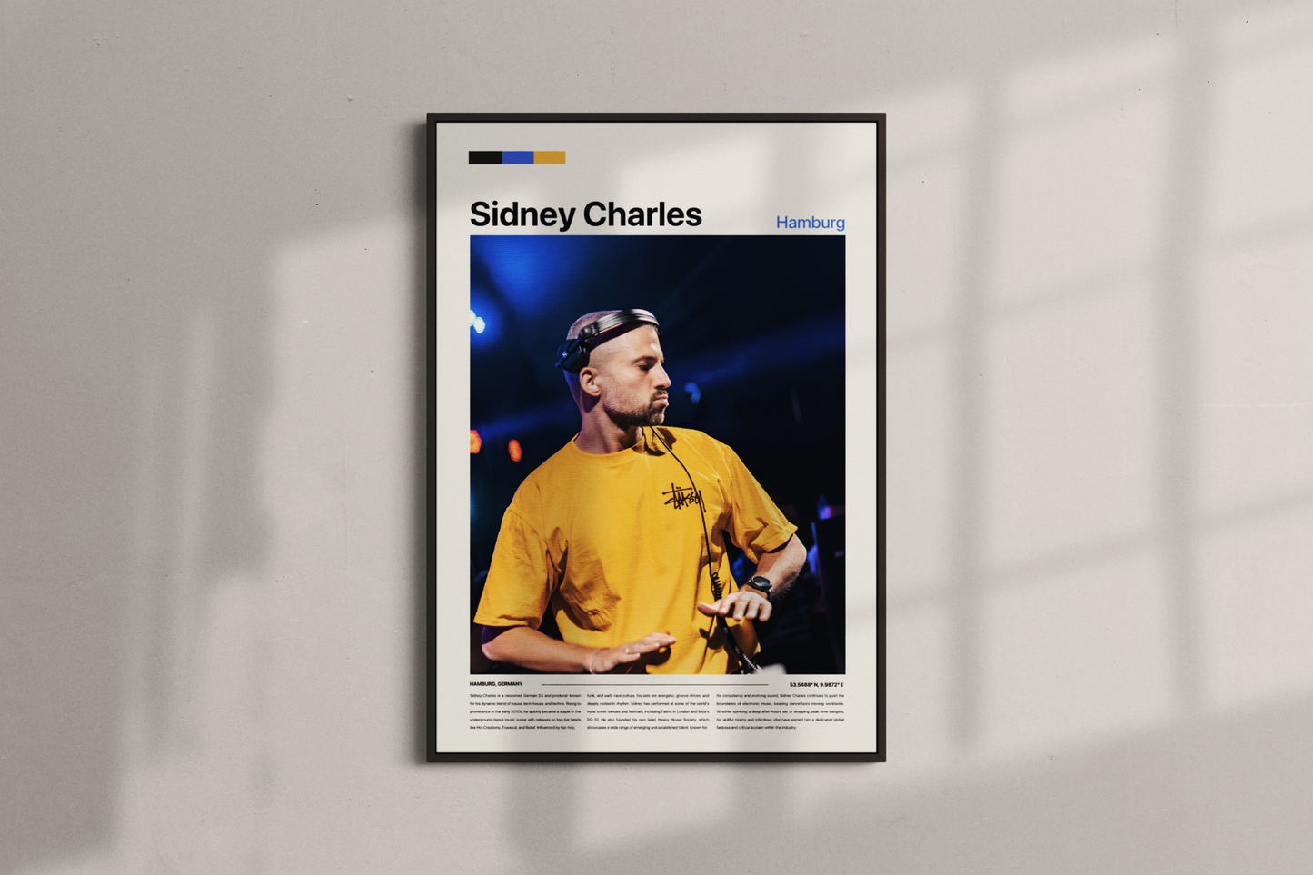Sidney Charles DJ Poster