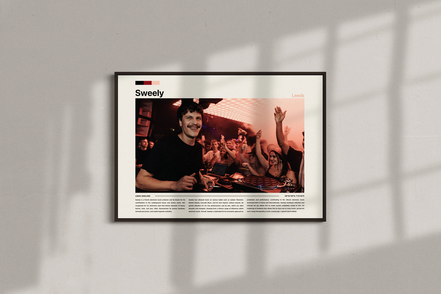 Sweely DJ Poster