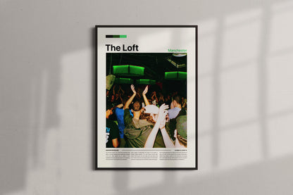 The Loft Nightclub Poster