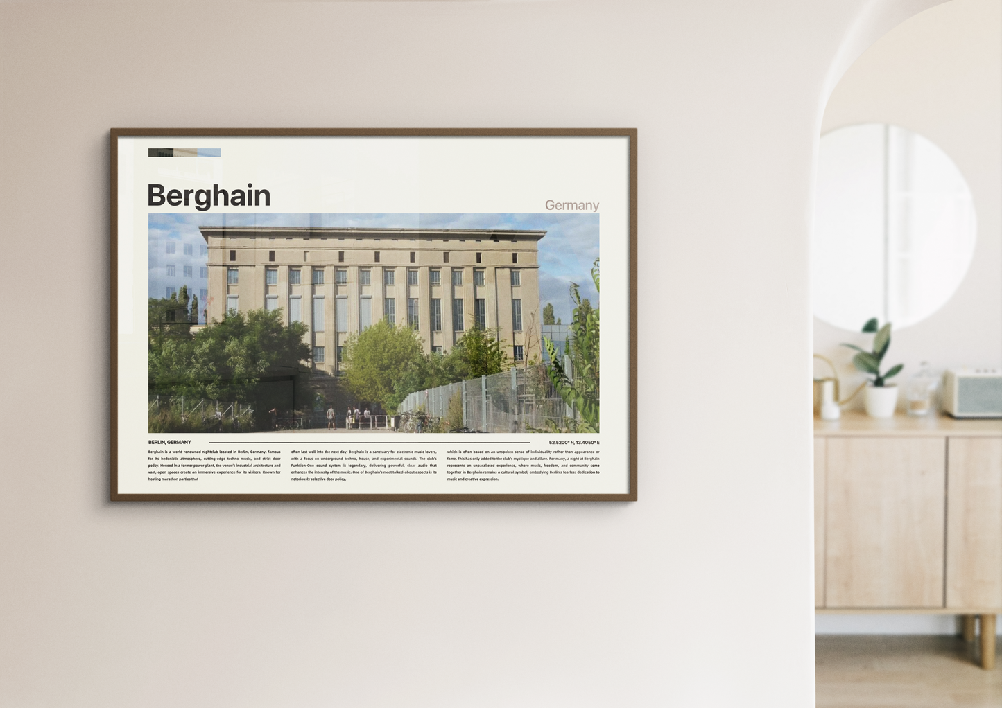 Berghain Nightclub Poster