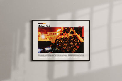 Michael Bibi DJ Poster