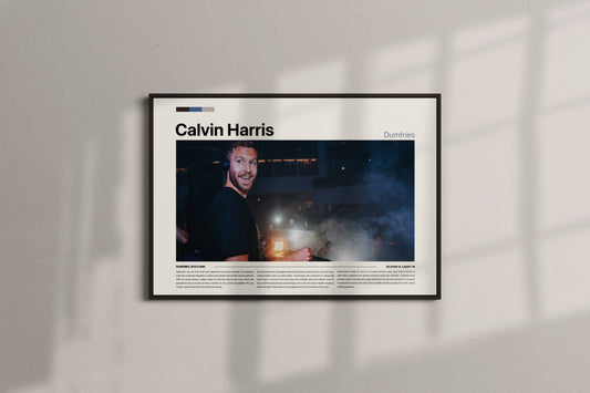 Calvin Harris Poster