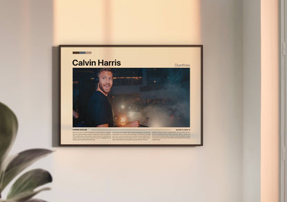 Calvin Harris Poster