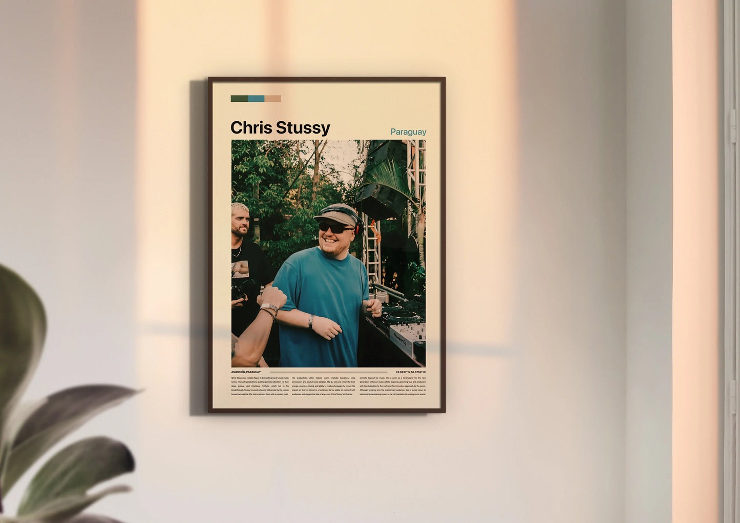 Chris Stussy DJ Poster