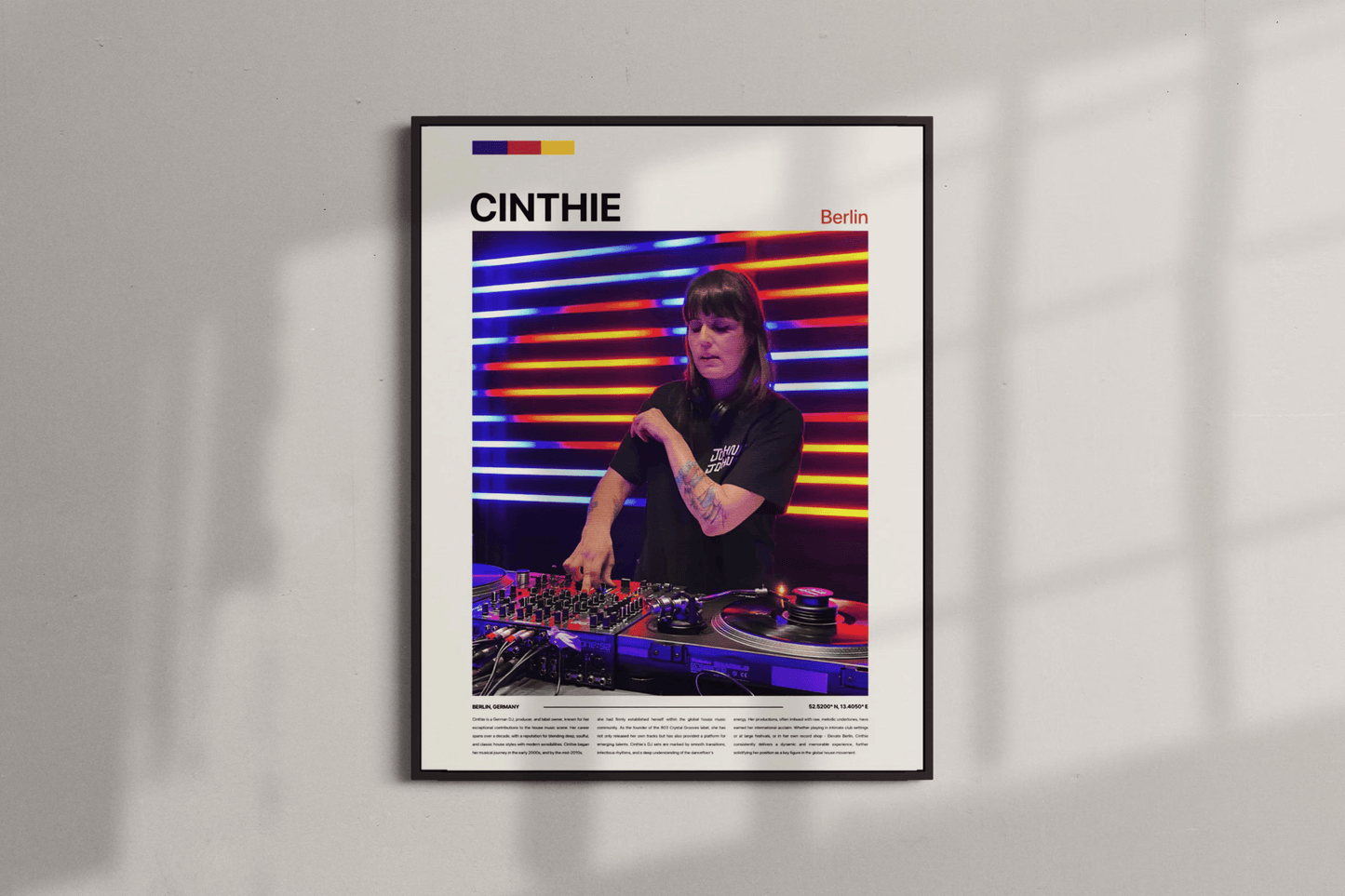 CINTHIE DJ Poster