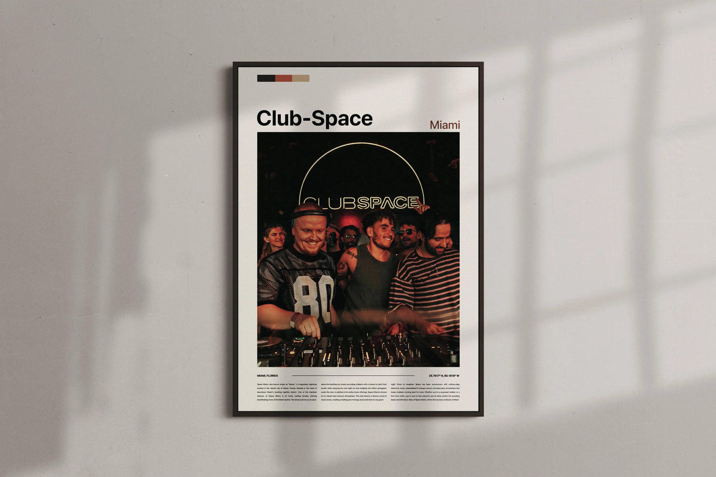 Space Nightclub Poster