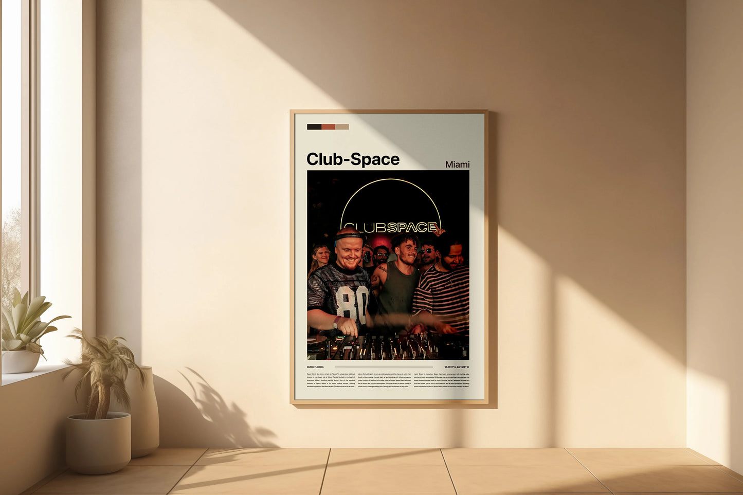 Space Nightclub Poster