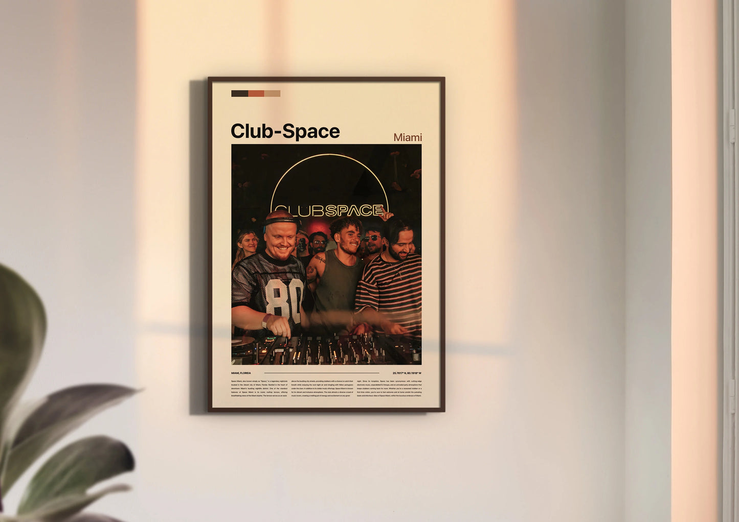 Space Nightclub Poster