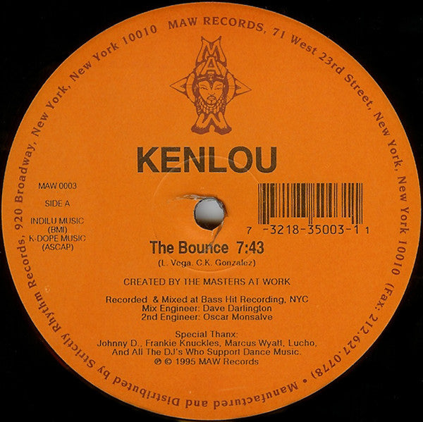 Kenlou - The bounce/Gimme Groove