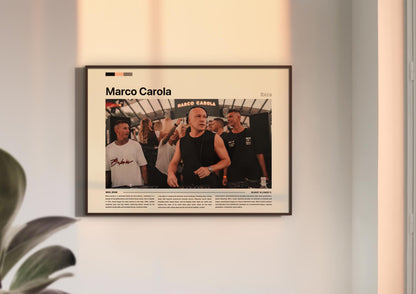 Marco Carola Poster