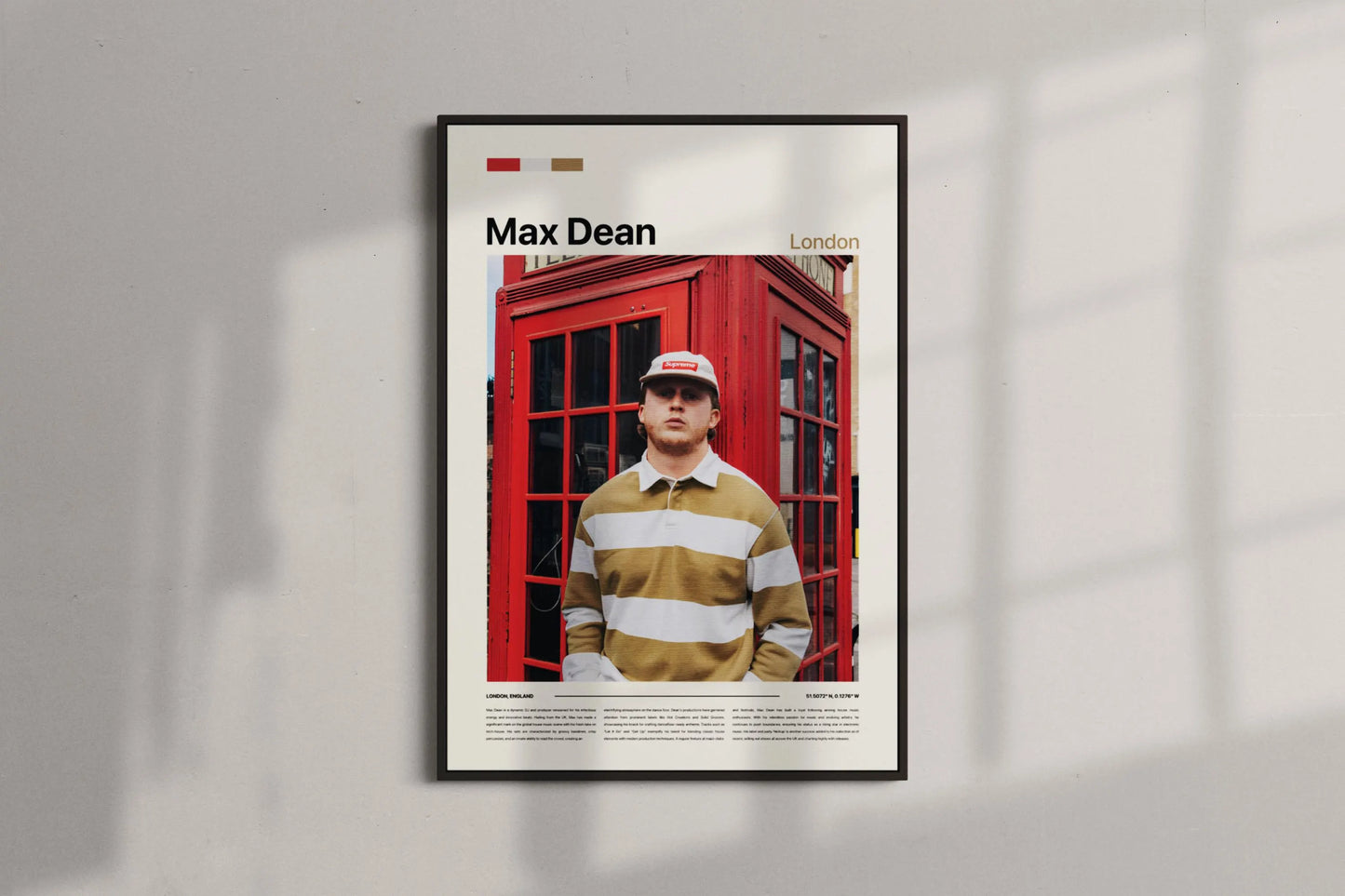Max Dean DJ Poster