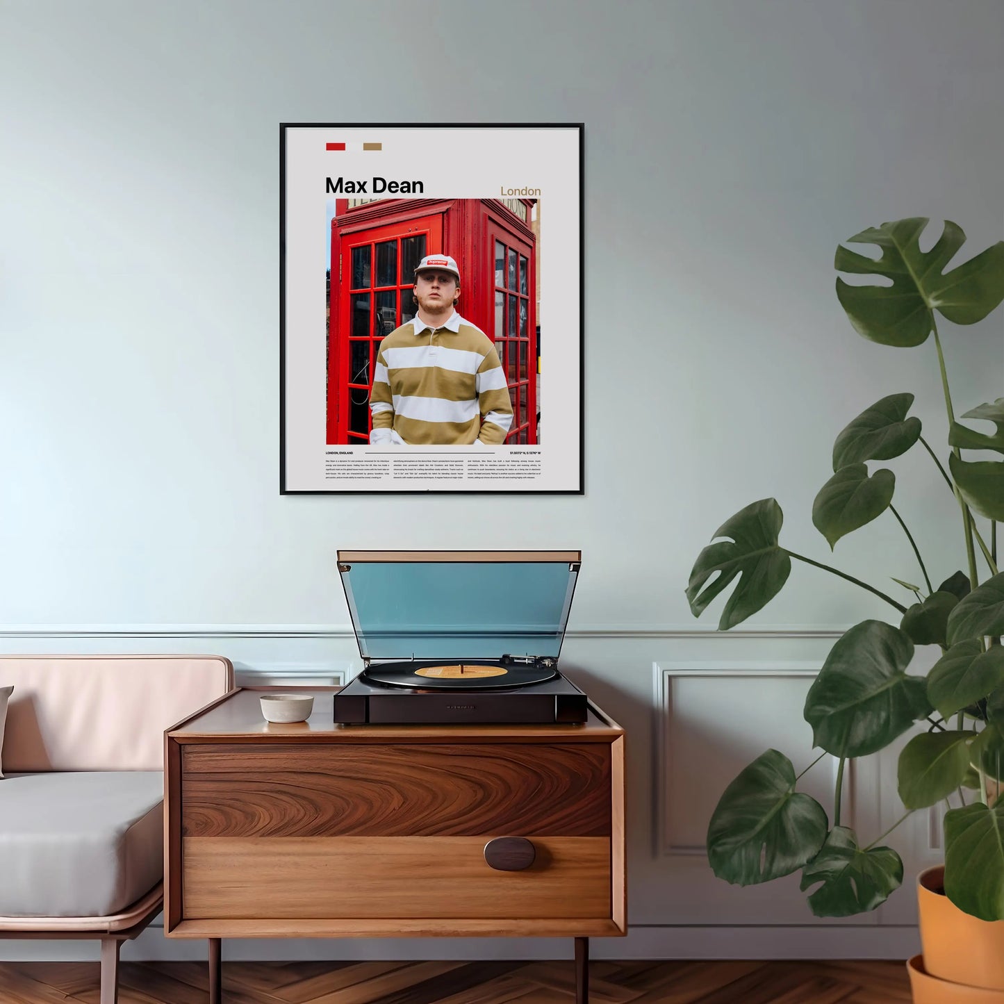 Max Dean DJ Poster
