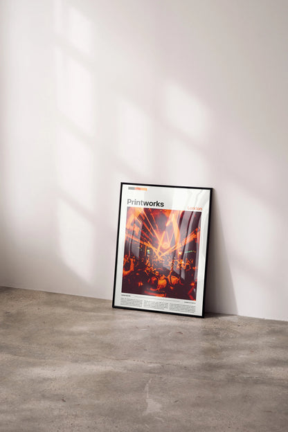 Printworks Nightclub Poster
