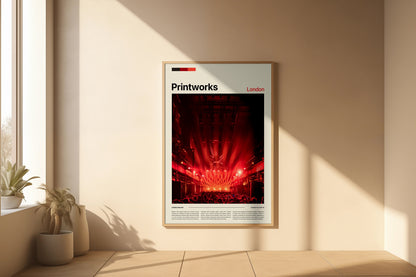 Printworks Nightclub Poster