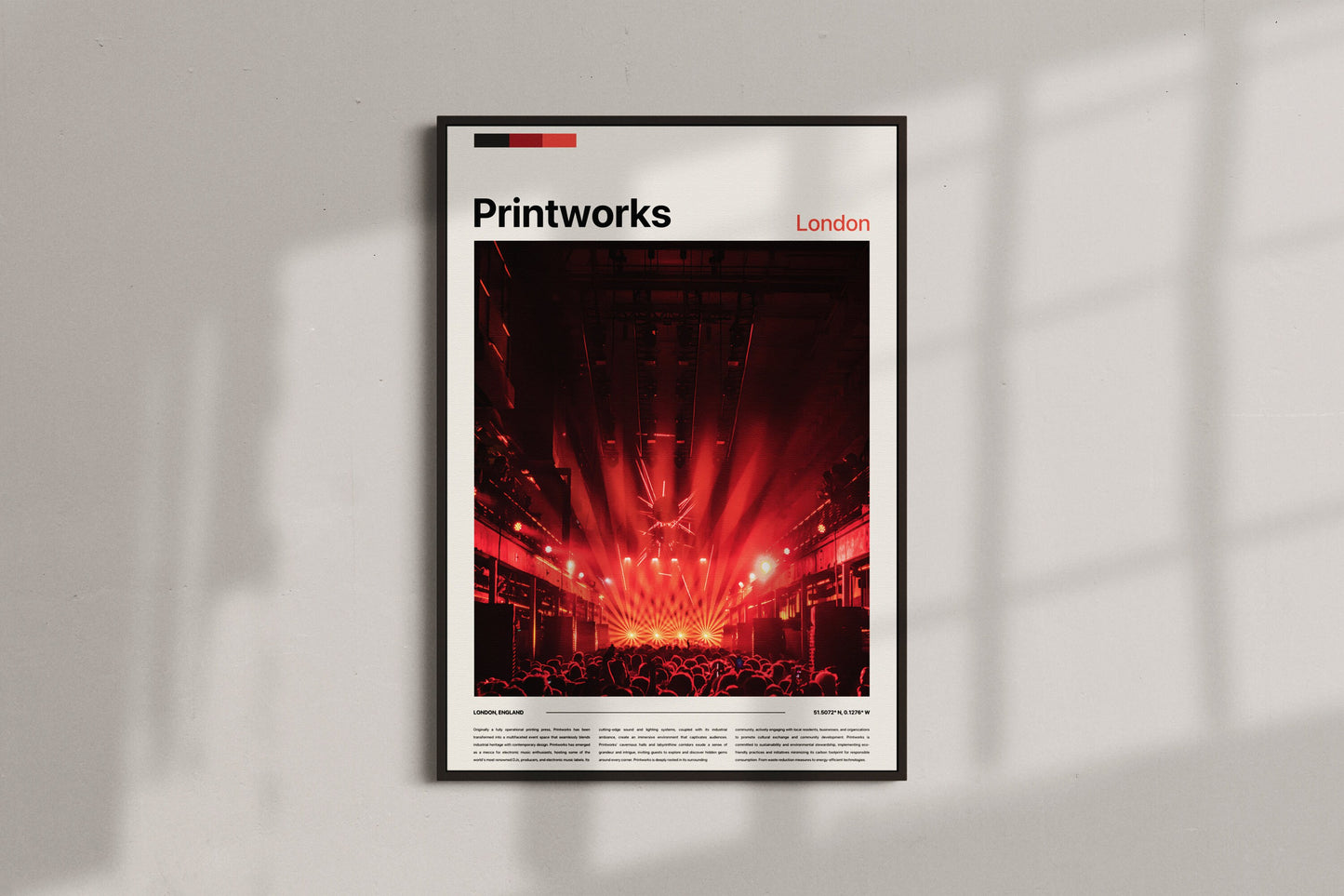 Printworks Nightclub Poster