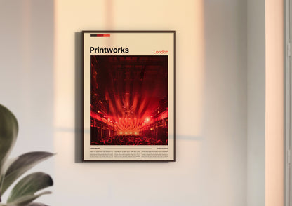 Printworks Nightclub Poster