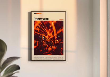 Printworks Nightclub Poster