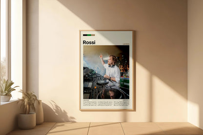 Rossi DJ Poster