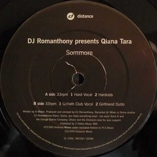 DJ Romanthony* Romanthony Feat. Qiana Tara – Sommore