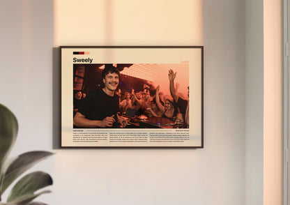 Sweely DJ Poster