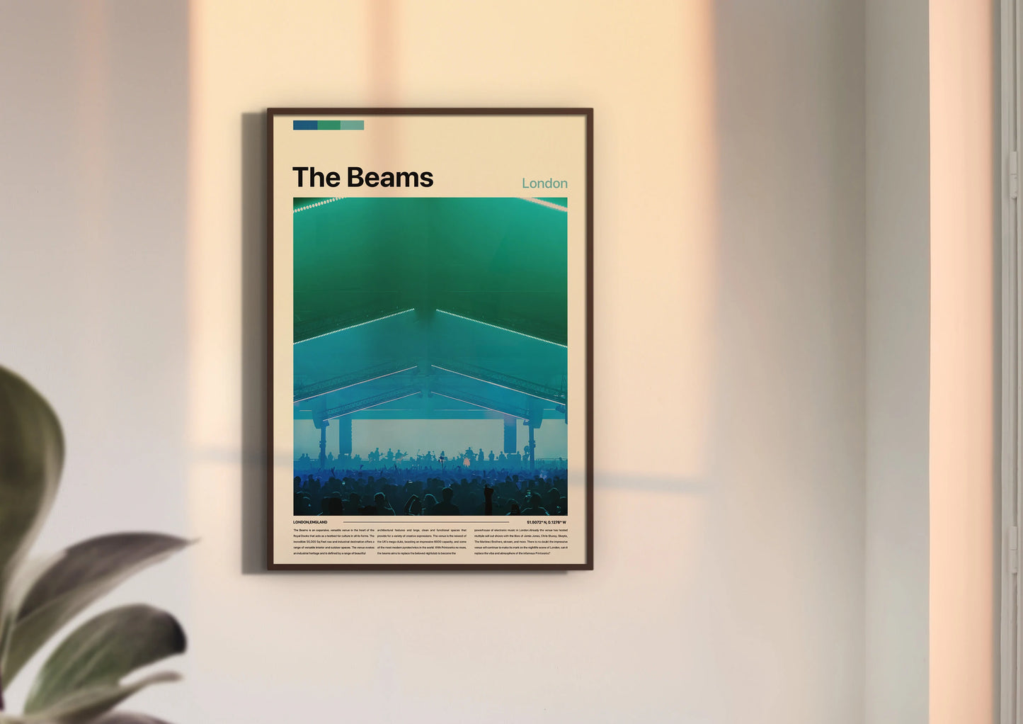 The Beams Nightclub Poster