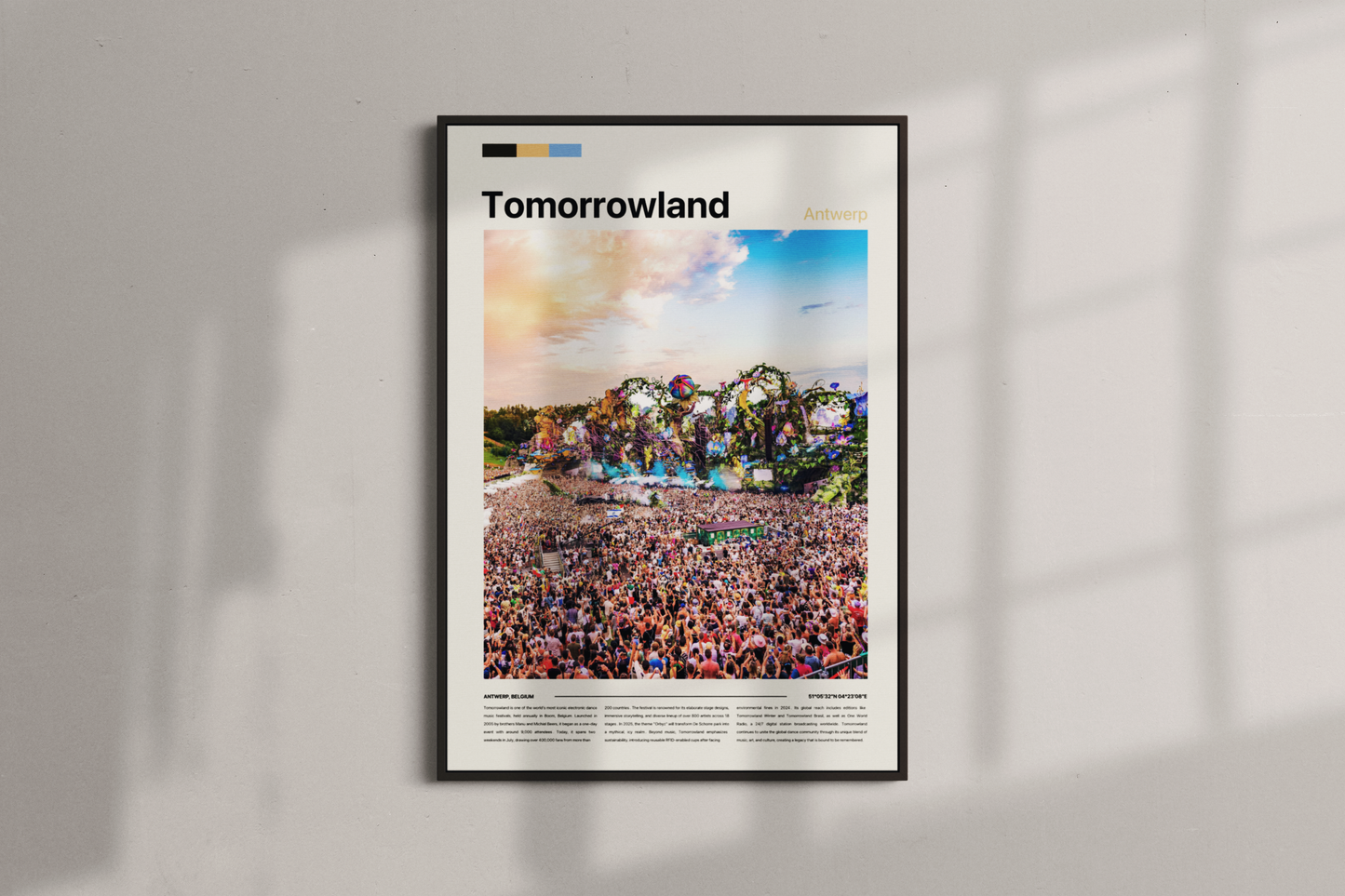Tomorrowland festival Poster